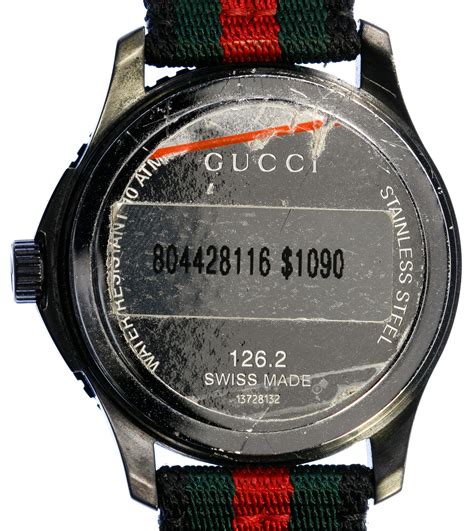 authentic Gucci watch identification